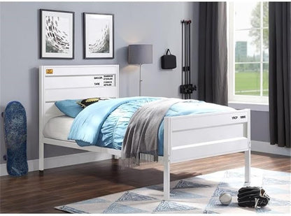 Acme Cargo Full Panel Kids Bed in White