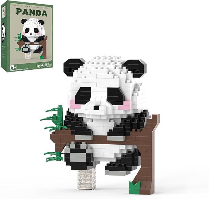 Mini Building Blocks- Hanging Panda, Party Favors- Micro Blocks Panda Toy for Kids 6 7 8 9 10+, Mini Blocks Building Sets for Adults, Easter/Birthday for Boys and Girls(463PCS)