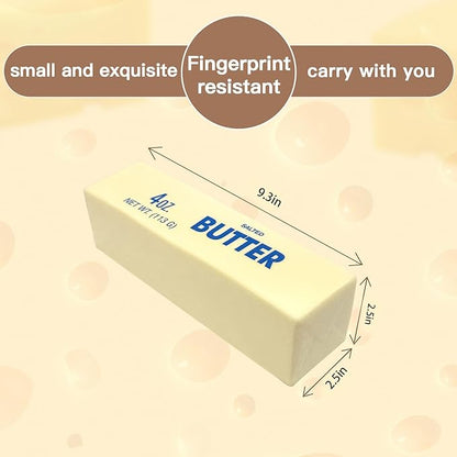 Slow Rising Squishy Butter Stick ,Squeeze Butter Toy, Stress Balls，Stress Relief & Fidget Toys,Realistic Food Squishies Fidget Toys, Gifts, Party Favors (Extra Large Butter 1pcs)