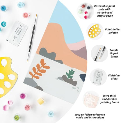 Ravensburger CreArt by The Lake Paint by Numbers Kit for Adults - 23641 - Painting Arts and Crafts for Ages 12 and Up