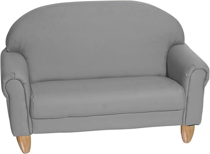 Children's Factory As We Grow Sofa, Gray, CF805-314, Playroom Couch, Daycare Furniture, Kids Seating for Classroom, Flexible Seating for Elementary