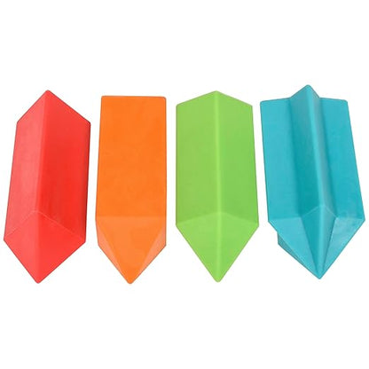 READY 2 LEARN Chunky Dough Tools - Set of 4 Shapes - Playdough Accessories - Easy-Grip Art Supplies - Clay Tools for Kids