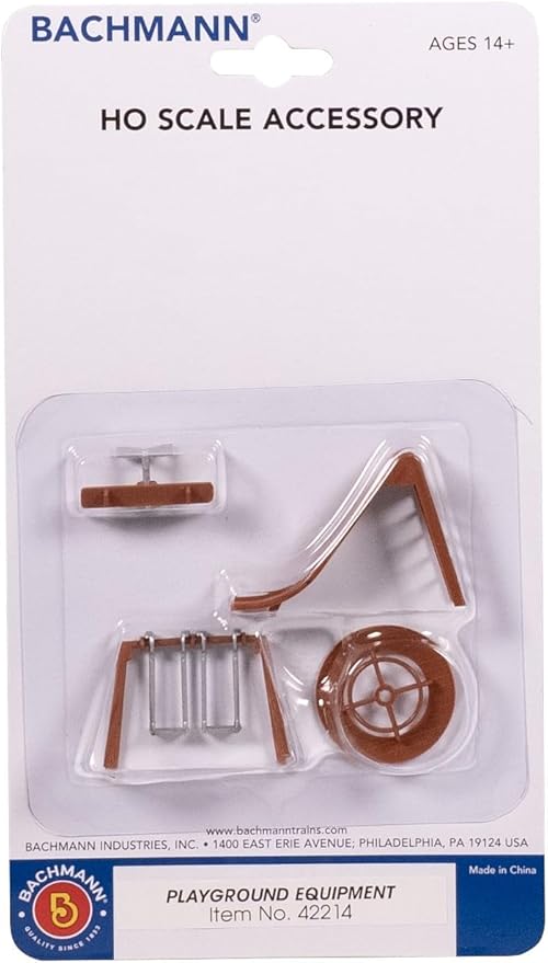 Bachmann Trains - Scenery Accessories - PLAYGROUND EQUIPMENT - HO Scale