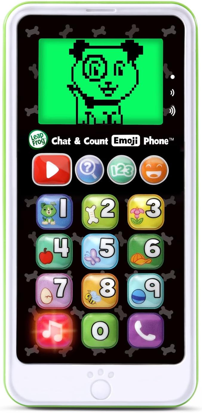 LeapFrog Chat and Count Emoji Phone, Green