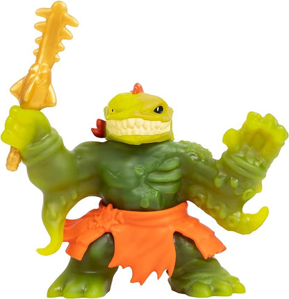 Heroes of Goo Jit Zu Cursed Goo Sea | Super Stretchy, Goo Filled Toy Ill EEL Action Figure Hero Pack | with Color Changing Face That Reveals His Curse | Stretch Him 3 Times His Size