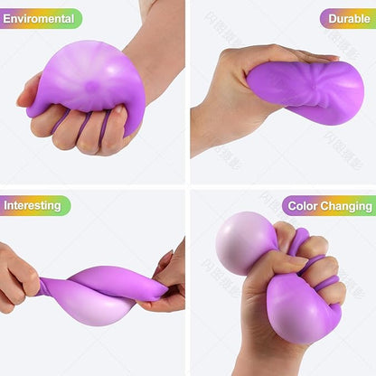 Dumpling Squishy Mystery Box, Dumplings Squeeze Stress Balls for Kids & Adults, Sensory Fidget Toys for Anxiety Relief, Crazy Fun Squishy Dumpling Ideal Gift for Boys,Girls,Teens(Pink)