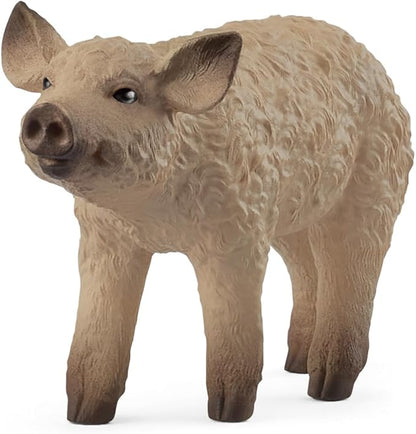 Schleich Farm World - Cute 2" Mangalica Piglet Pig Toy for Kids. Realistic, Farm Animal Toys for Boys and Girls. Fun Educational Figure for Screen-Free, Imaginative Learning for Children Ages 3+ 14893