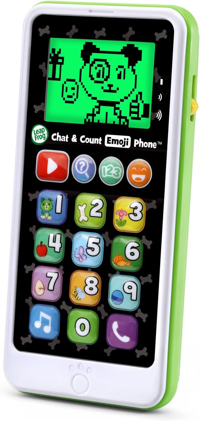 LeapFrog Chat and Count Emoji Phone, Green