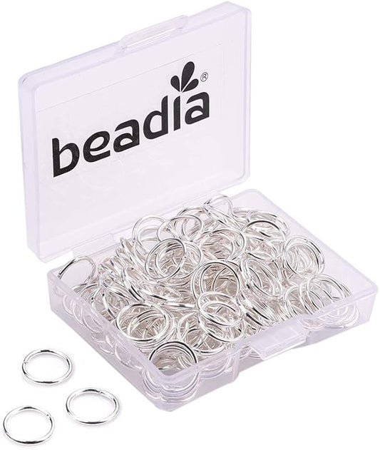 Open Jump Rings Sliver 0.9x10mm 200pcs for DIY Jewelry Making Supplies
