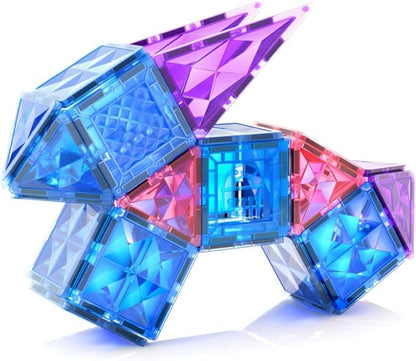 Diamond Magnetic Building Blocks - Frozen Princess Toys for 3-8 Year Old Girls & Boys - 3 4 5 6 Year Old Girl Birthday Xmas Present