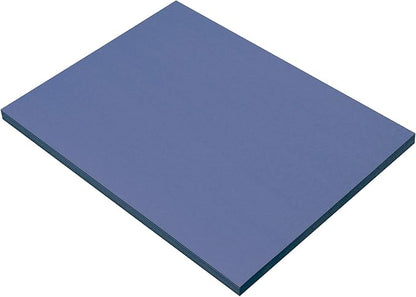 SunWorks 7403 Construction Paper, 9" x 12", 50 Sheets/Pack, Blue (Pack of 2)