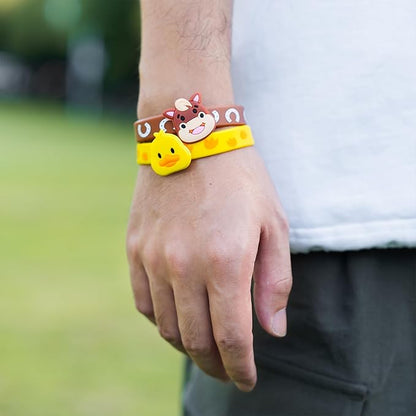 30 PCS Farm Animal Party Favors 10 Silicone Wristbands 20 Slap Bracelets Themed Birthdays Party Supplies Decorations Decor Cow Barn Animals Sheep Pig Horse Tractor Pattern Girls Boys Gifts