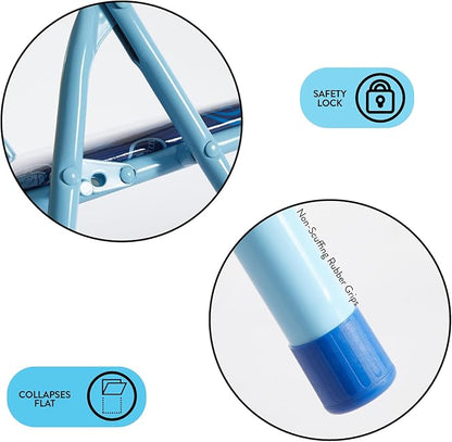 Idea Nuova Marvel Avengers 3 Piece Children's Activity Square Table and 2 Folding Chairs Set, Ages 3+