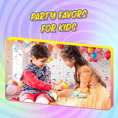 Bedwina Friendship Bracelets For Kids - (Pack of 432) Neon Adjustable Woven Rope Friendship Bracelets Bulk for Girls and Boys - Classroom Prizes for Kids Birthday Party Favors & Goodie Bag Stuffers