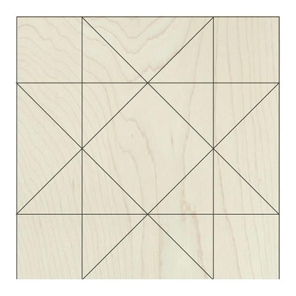 Unfinished Sawtooth Star Barn Quilt Square Wooden Sign Painting Kit, Country Decor Wall Art Quilts Blocks to Paint (12 inches, HST Square) AVTRBoutique