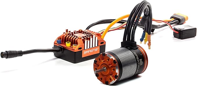 Spektrum Firma 60A Brushless Smart ESC / 2100Kv Sensored Motor Crawler Combo, SPMXSEMC08, Multicolor