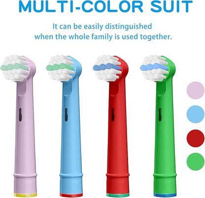Kids Toothbrush Replacement Heads for Oral B Electric Toothbrush Replaced Brush Heads Soft Bristles for Children 8 Pack