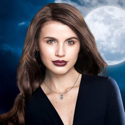 My Inspirations Precious Pearl Pearl in Oyster Kit, Mysterious Pearl Gift Set, DIY Necklace Making Kit, Elegant Pendant with 20" Chain, Rhodium Plated, Great Gift for Any Occasion, Owl