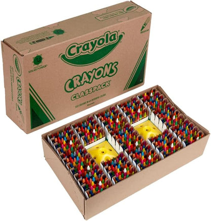 Crayola Crayon Classpack (832 Count), Bulk School Supplies for Classrooms,13 Sets of 64 Crayons, Kids Arts & Crafts Supplies