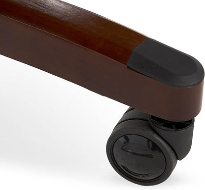 La-Z-Boy Delano Big & Tall Executive Office Chair, High Back Ergonomic Lumbar Support, Bonded Leather, Brown