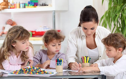 Madisi Crayons Bulk Pack, Regular Size, 4 Colors, 60 Packs, 240 Count