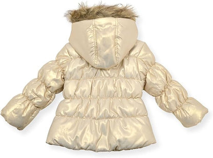 Arctic Quest Little Girls Bib Snow Pants and Ski Jacket Water-Resistant Snowsuit For Kids Winter Jacket For Girls