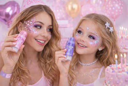 Face Body Glitter Stick,Music Festival Accessories Outfits for Women,Hair Glitter Makeup,Mermaid Chunky Glitter Face Paint,Waterproof Sparkle Face Glitter for Country Concert