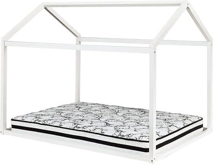 Signature Design by Ashley Flannibrook Contemporary House Bed Frame, Full, White