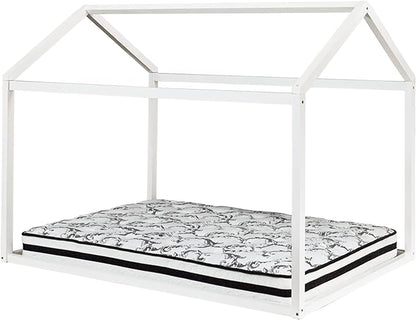 Signature Design by Ashley Flannibrook Contemporary House Bed Frame, Full, White