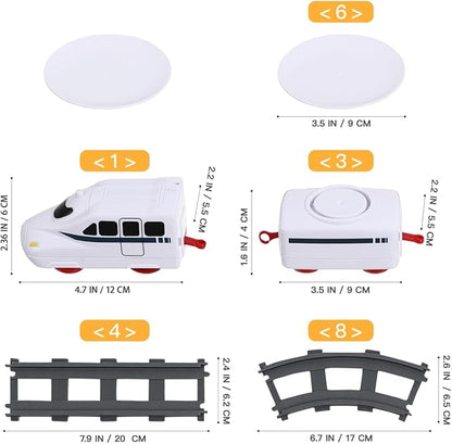 Sushi Train Toys - Child Day Rotating Sushi Bar Train Goes Around Train Toys Japanese Sashimi Plates Sushi Serving Tray for Child Days of Week DIY Sushi Making Supplies