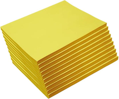 Colorations Construction Paper,Yellow,9 inches x 12 inches,200 Sheets,Heavyweight Construction Paper,Crafts,Art,Kids Art,Painting,Coloring,Drawing,Creating,Paper,Art Project,All Purpose