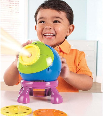 Learning Resources Shining Stars Projector, Solar System Space Toy Set, 5Piece Set, Ages 3+, Multicolor, Model:LER2830