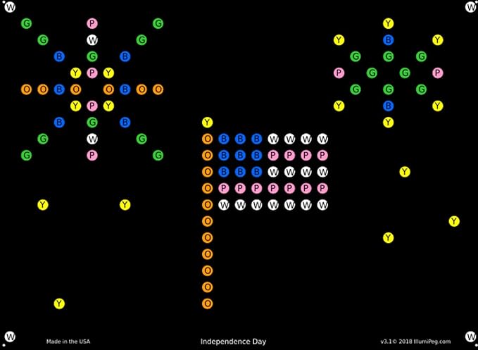 Holiday Refill templates for Basic Fun Lite Brite Magic Screen (12 Sheets, 6x8)