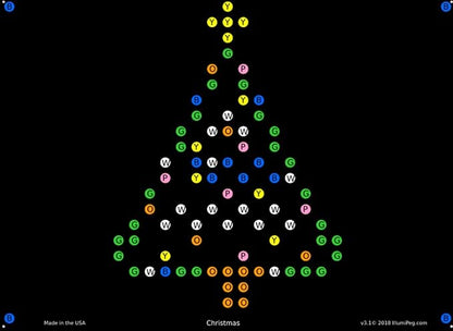 Holiday Refill templates for Basic Fun Lite Brite Magic Screen (12 Sheets, 6x8)