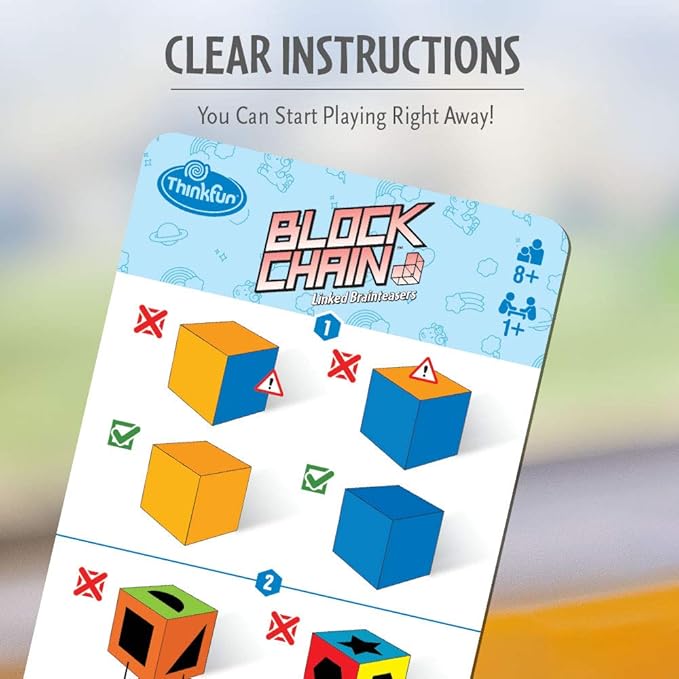 ThinkFun Ravensburger Blockchain (Unicorns) STEM Toy and Logic Game for Boys and Girls Age 8 and Up – The Addictive Brainteaser Puzzle