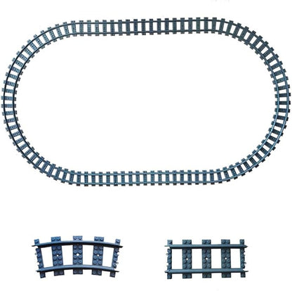 City Train Tracks Non-Powered City Railroad 24pcs Compatible Major Brands Building Block Toy Gifts