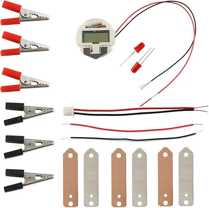 E-outstanding Fruit Battery Science Experiment Kit DIY Fruit Battery-Potato Alarm Clock for Primary Science Experiment
