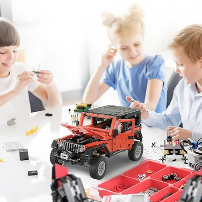 RiceBlock Off-Road Vehicle Model Building Setfor Adult Challenging, Car Building Toys Boys Aged 8 and Above, 1287 Pieces Compatible with Lego
