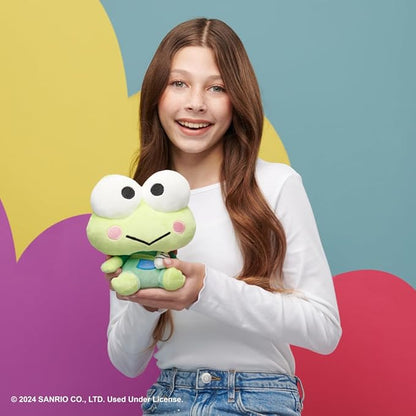 Jazwares Hello Kitty and Friends, Keroppi Series 1 Plush - Hoodie Fashion and Bestie Accessory - Officially Licensed Sanrio Product from