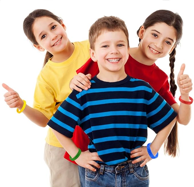 ArtCreativity 7.5 Inch Building Block Bracelets for Kids- 12 Pack- Colorful Stretchy Rubber Wristbands for Boys & Girls- Fun Birthday Party Favors for Children, Goodie Bag Fillers, Carnival Prize