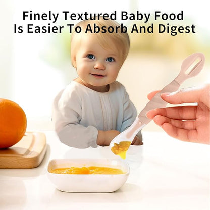 Baby Silicone Food Spoon (Rose pink)