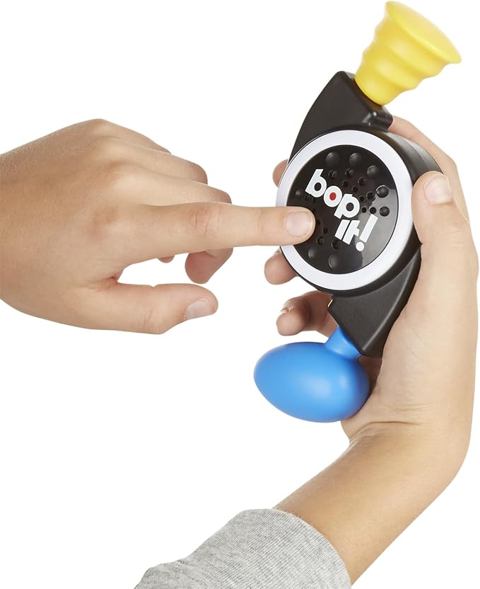Hasbro Gaming Bop It! Micro Series Electronic Game for 1 or More Players, Classic Bop It! Gameplay in a Compact Size, Fun Party Game for Kids Ages 8+