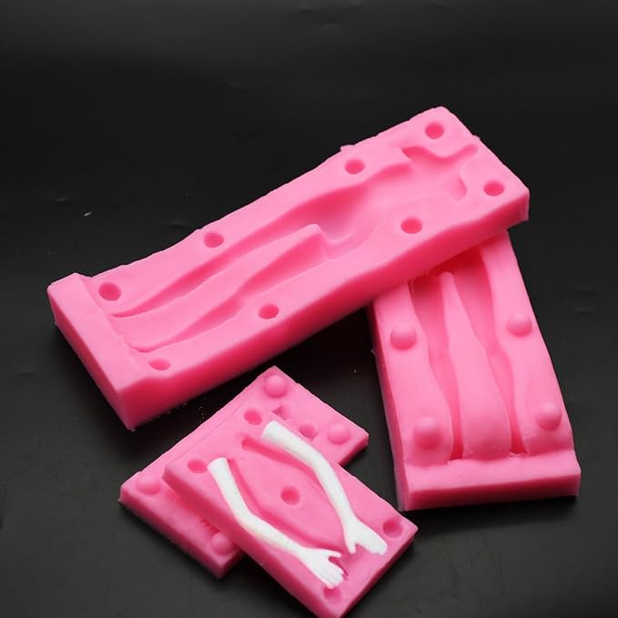 3D Human Body Silicone Clay Mold, Large Human Sculpture Polymer Mold Full Body Mold for Polymer Clay Craft (Large Femal Body Set)