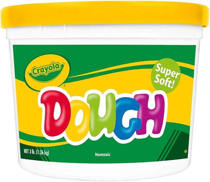 Crayola Dough - Yellow (3lb), Bulk Modeling Dough for Kids, Clay Alternative, Resealable Tub, Ages 3+, Great for Kids Arts & Crafts