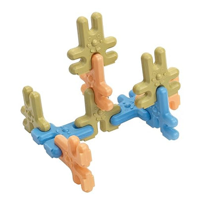 Excellerations Natural Tones Rabbit Blocks - 24 Pieces