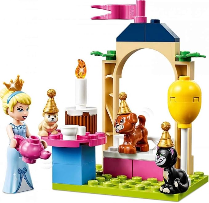 LEGO Disney Cinderella’s Castle Celebration 43178 Creative Building Kit, New 2020 (168 Pieces)