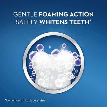 Crest 3D White Glamorous White Alcohol Free Multi-Care Whitening Mouthwash, Hydrogen Peroxide Mouthwash, Arctic Mint, 16 fl oz (473 mL) - Pack of 4, Crest Mouthwash