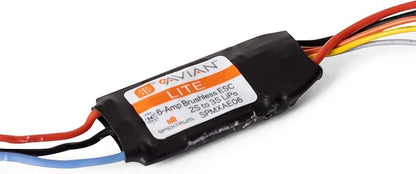 Spektrum Accessories Avian 6-Amp Smart Lite BL ESC 2S-3S PH/UMX SPMXAE06 Speed Controls Aircraft