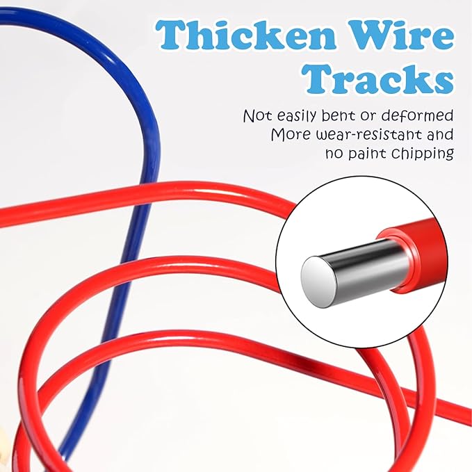 Wooden Bead Maze Toy for Toddlers, Dinosaur Themed Colorful Roller Coaster Abacus Activity Toy,Early Learning Educational, Fine Motor Skill Development, Gift for 3+ Boys and Girls