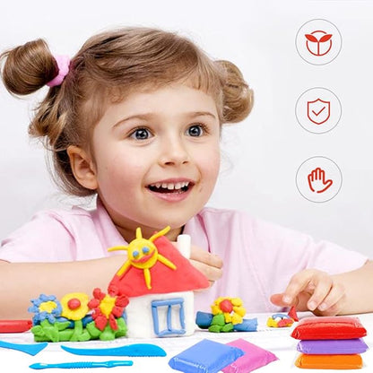 36 Colors Air Dry Clay,Magic Modeling Clay with Tools,Ultra Light DIY Modeling Clay for Kids,Children,DIY Crafts,Creative Art Crafts